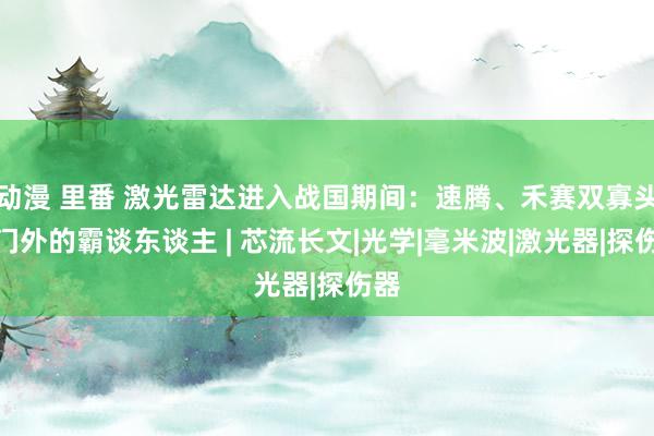 动漫 里番 激光雷达进入战国期间:速腾、禾赛双寡头与门外的霸谈东谈主 | 芯流长文|光学|毫米波|激光器|探伤器