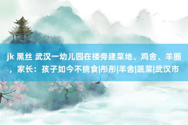 jk 黑丝 武汉一幼儿园在楼旁建菜地、鸡舍、羊圈，家长：孩子如今不挑食|彤彤|羊舍|蔬菜|武汉市