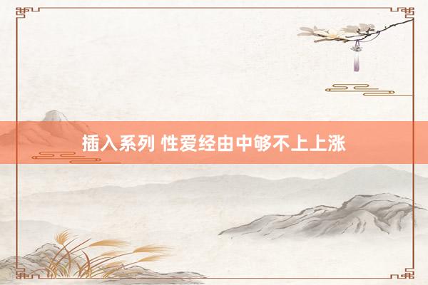 插入系列 性爱经由中够不上上涨